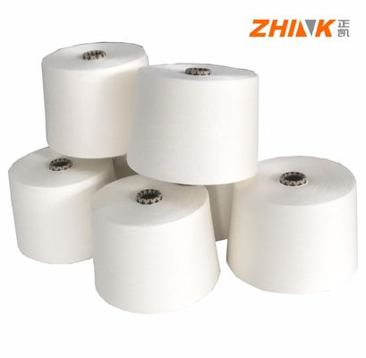 SIRO COMPACT SPUN Ne30/1 100% ανακυκλωμένο πολυεστέρα λευκό νήμα για υφαντικές και πλεκτικές εργασίες