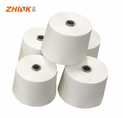 SIRO COMPACT SPUN Ne30/1 100% ανακυκλωμένο πολυεστέρα λευκό νήμα για υφαντικές και πλεκτικές εργασίες