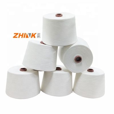 100% Κατιονικό Πολυέστερο NE30/2 TFO Spun Yarn Raw Pattern Strength 25 Raw