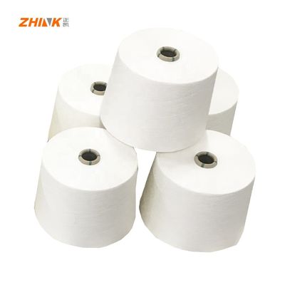 Βιώσιμη Ne32/1 Spun Yarn 60% Ανακυκλωμένο Πολυέστερο 40% Modal για υφαντικές και πλεκτικές εργασίες