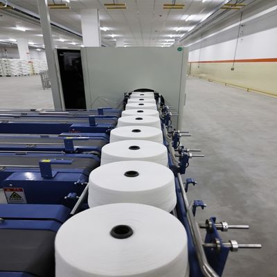 MVS Polyester/Modal 50/50 65/35 80/20 Ne25/1 Νήματα στρογγυλοειδών για ύφανση/πλέξιμο Ακατέργαστο λευκό