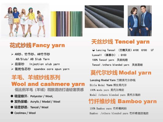 16s 65% Polyester 35% Viscose High Twist Blended Ring Spun Yarn για πλέξιμο μπλουζών