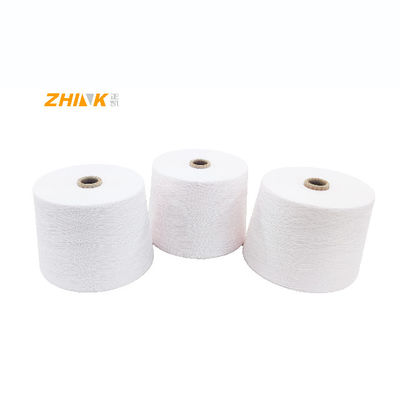 Ακατέργαστη λευκή PV T/R 50/50 Core Spun Yarn Η καλύτερη επιλογή για τις ανάγκες πλέξης και υφαντικής