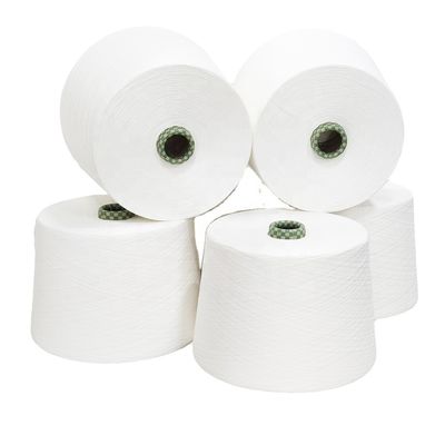 Ακατέργαστο πρότυπο NE 30/1 Siro Compact Spun Yarn για υφαντική ύφανση 65% Polyester 35% Viscose Blend