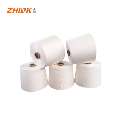 Υψηλή περιστροφή βιώσιμη NE 31/1 Δαχτυλίδι Spun Yarn 80% Polyester 20% Viscose Blend Weaving