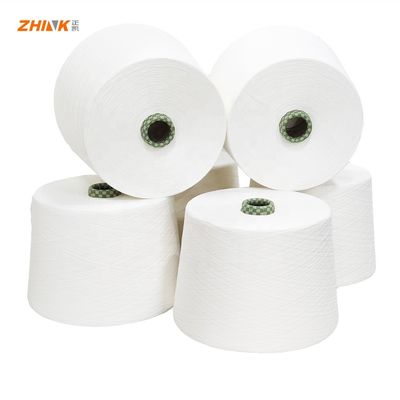 Ακατέργαστο λευκό Ne 36/1 Ring Spun Viscose Yarn για υφαντική / πλέξιμο