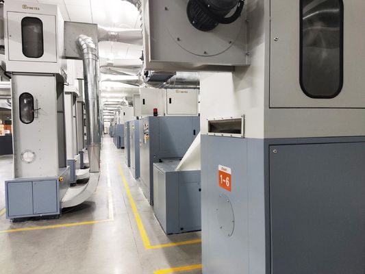 Υψηλή περιστροφή 65/35 Πολυεστέρας βισκοσίου Ne 28/1 Δαχτυλιδιές νήματα για πλέξιμο / πλέξιμο