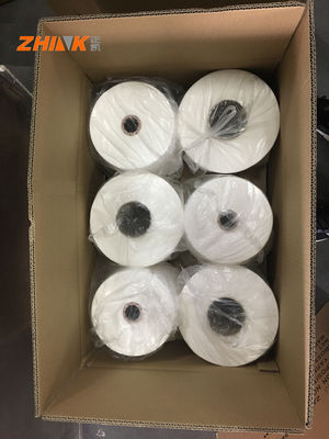 32s 90% Polyester 10% Viscose 90/10 Ring Spun PV Mixed Yarn White Raw για υφαντική και πλεκτική εργασία