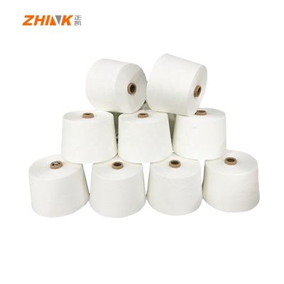 Ne40S Vortex Spinning Yarn Raw White 100% Viscose για πλέξιμο και υφαντική εργασία