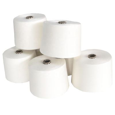 Πλέξιμο 100% Μοδαλ Fine Denier Siro Compact Yarn Raw White Yarn για έργα υφαντικής