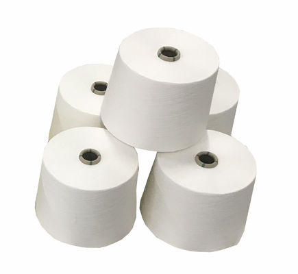 100% Μοδαλ 0.9D Ring Siro Compact Spun Yarn Spandex Raw White για πλέξιμο και υφαντική