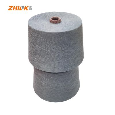 100% Polyester NE32/1 Ring Spun Yarn για υφαντική / πλέξιμο Hemp Grey Soft and Smooth