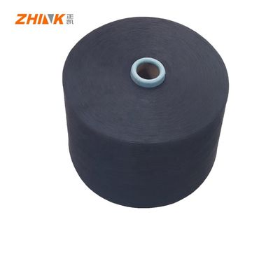 Πιο υψηλή αποδοτικότητα AAgrade 100% Polyester NE21/1 Ring Spun Yarn για πλέξιμο Special Black