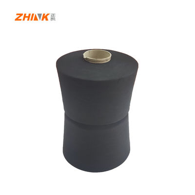 Πιο υψηλή αποδοτικότητα AAgrade 100% Polyester NE21/1 Ring Spun Yarn για πλέξιμο Special Black