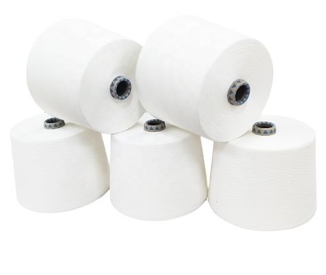 Υψηλή περιστροφή βιώσιμη NE 31/1 Δαχτυλίδι Spun Yarn 80% Polyester 20% Viscose Blend Weaving