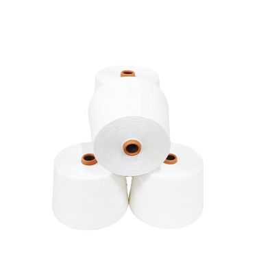 Ελαφριά λευκή 100% ιξώδης Ne30/1 Siro Compact Spun Yarn για ρούχα Super Soft