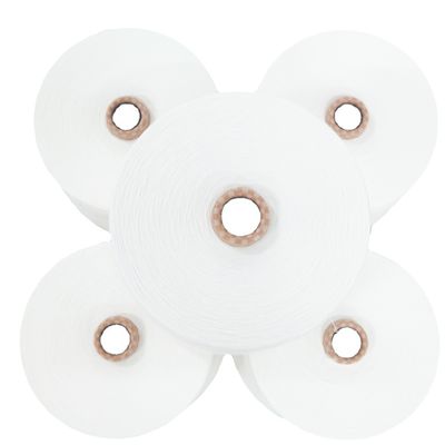 100% παρθένου ιξώδους Ne30/1 Siro Compact Spun Yarn για ύφανση και πλέξιμο
